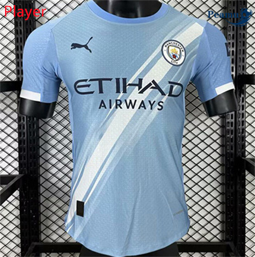 Camisola Futebol Manchester City Player Principal Equipamento 2025-2026