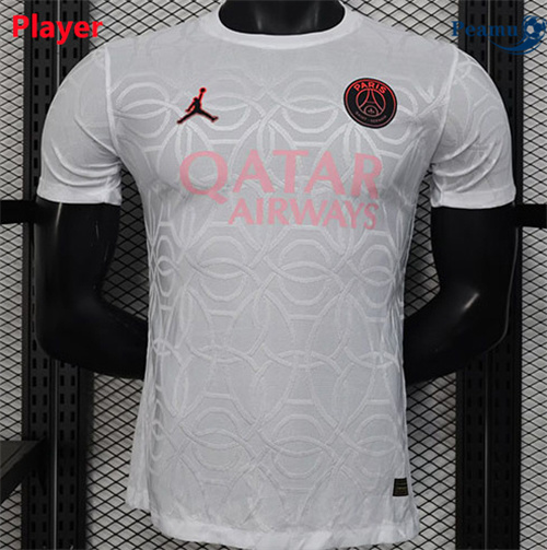 Camisola Futebol PSG Player Equipamento Jordan Blanco 2025-2026