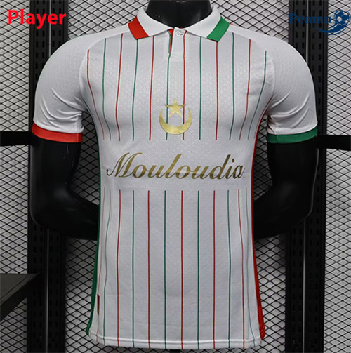 Camisola Futebol Palestina Player Equipamento Blanco 2025-2026