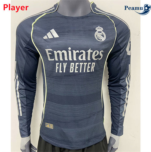 Camisola Futebol Real Madrid Player Alternativa Equipamento Manga comprida 2025-2026