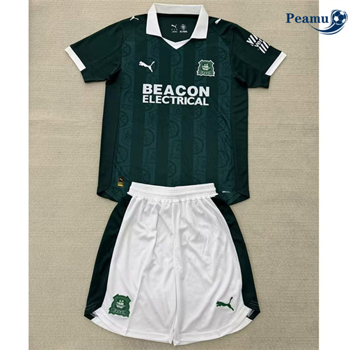 Camisola Futebol Plymouth Crianças Principal Equipamento 2025-2026