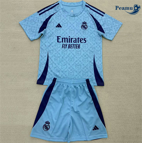 Camisola Futebol Real Madrid Crianças Equipamento Azul 2025-2026