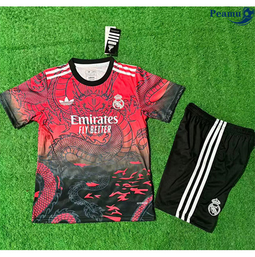 Camisola Futebol Real Madrid Crianças Equipamento rojo 2025-2026