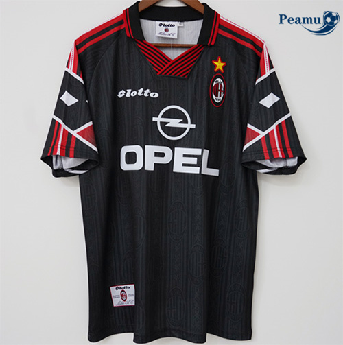 Camisola Futebol Retrô AC Milan Equipamento Especial preto 1997-98