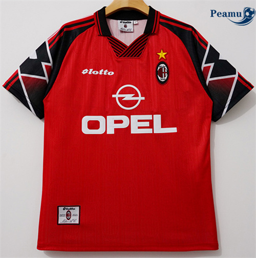 Camisola Futebol Retrô AC Milan Principal Equipamento 1997-98