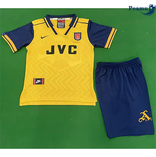 Camisola Futebol Retrô Arsenal Crianças Alternativa Equipamento 1996-97