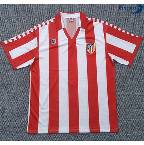 Camisola Futebol Retrô Atletico Madrid Principal Equipamento 1982-83