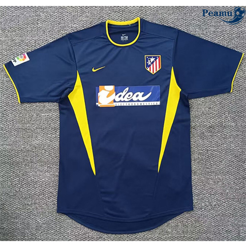 Camisola Futebol Retrô Atletico Madrid Alternativa Equipamento 2002-03