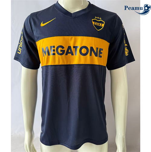Camisola Futebol Retrô Boca Juniors Principal Equipamento 2007-08