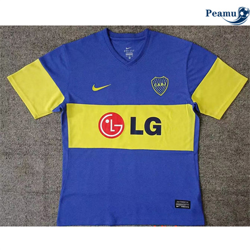 Camisola Futebol Retrô Boca Juniors Equipamento Azul 2011-12