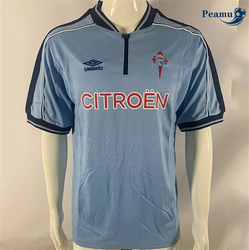 Camisola Futebol Retrô Celta de Vigo Principal Equipamento 1999-00