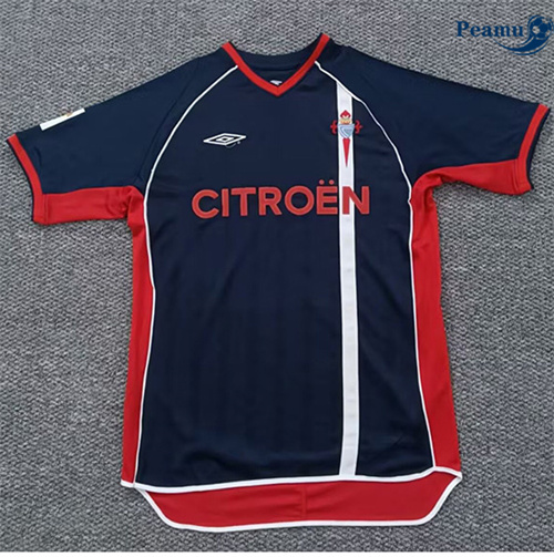 Camisola Futebol Retrô Celta de Vigo Alternativa Equipamento 2001-03