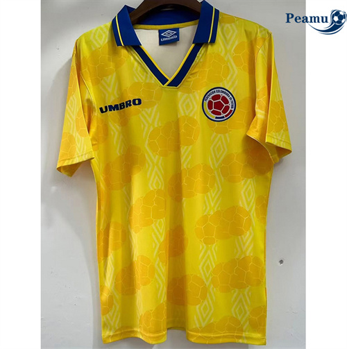 Camisola Futebol Retrô Colombia Principal Equipamento 1994