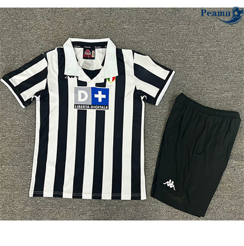 Camisola Futebol Retrô Juventus Crianças Principal Equipamento 1998-99
