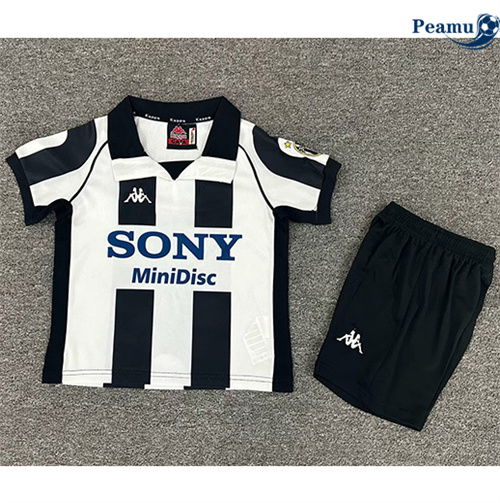 Camisola Futebol Retrô Juventus Crianças Principal Equipamento 1997-98