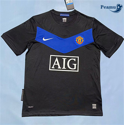 Camisola Futebol Retrô Manchester United Alternativa Equipamento 2009-10