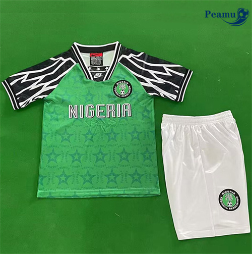 Camisola Futebol Retrô Nigeria Crianças Principal Equipamento 1994-95
