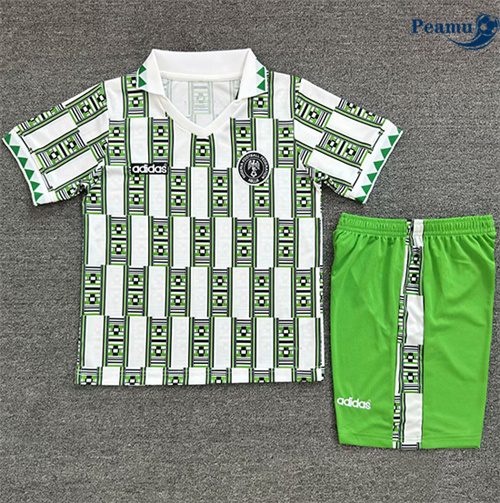 Camisola Futebol Retrô Nigeria Crianças Alternativa Equipamento 1994-95