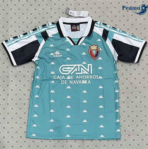 Camisola Futebol Retrô Osasuna Equipamento Verde 1995-97