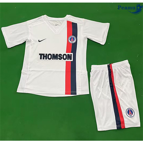 Camisola Futebol Retrô PSG Crianças Alternativa Equipamento 2002-03