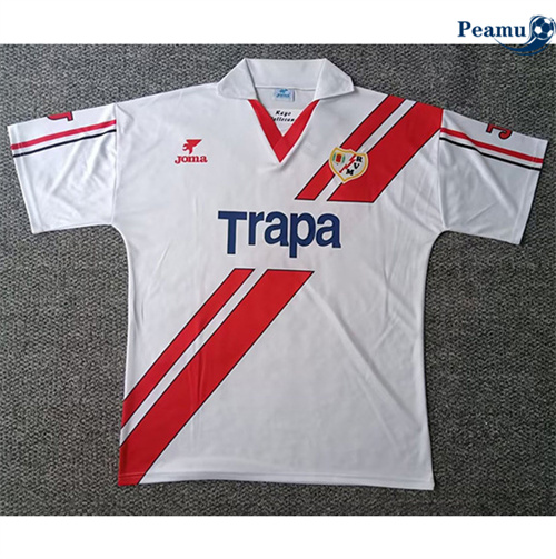 Camisola Futebol Retrô Rayo Vallecano Principal Equipamento 1997-98