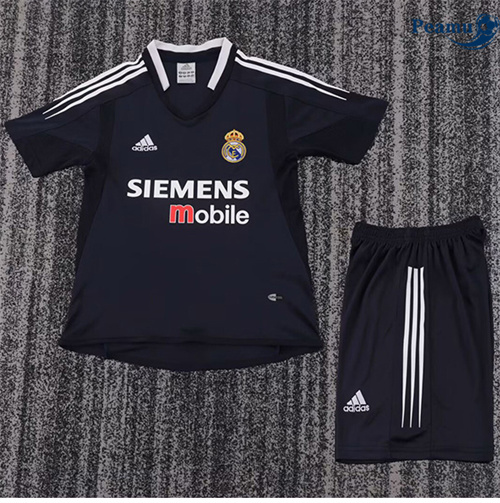 Camisola Futebol Retrô Real Madrid Crianças Alternativa Equipamento 2004-05