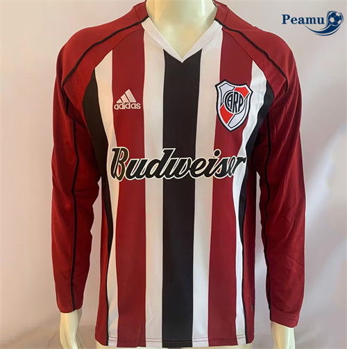 Camisola Futebol Retrô River Plate Alternativa Equipamento Manga comprida 2005-06