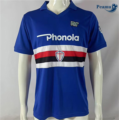Camisola Futebol Retrô Sampdoria Principal Equipamento 1984-88