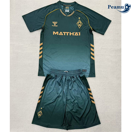 Camisola Futebol Werder Brême Crianças Terceiro Equipamento 2025-2026