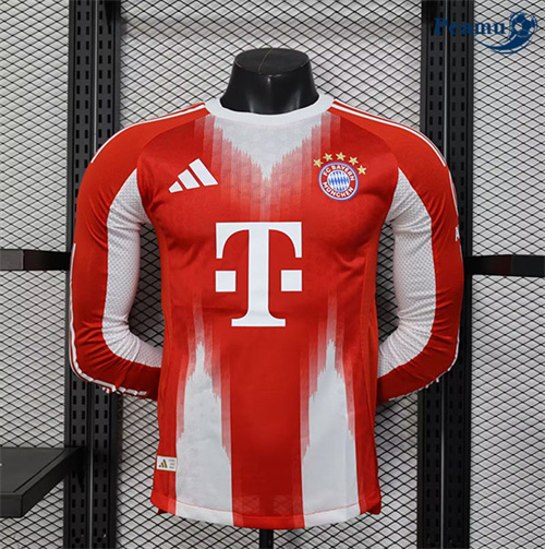 Camisola Futebol Bayern de Munique Player Principal Equipamento Mangas compridas 2025-2026