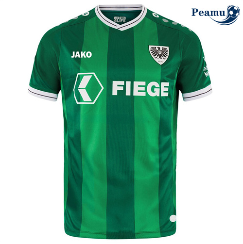 Camisola Futebol Preußen Münster Principal Equipamento 2025-2026