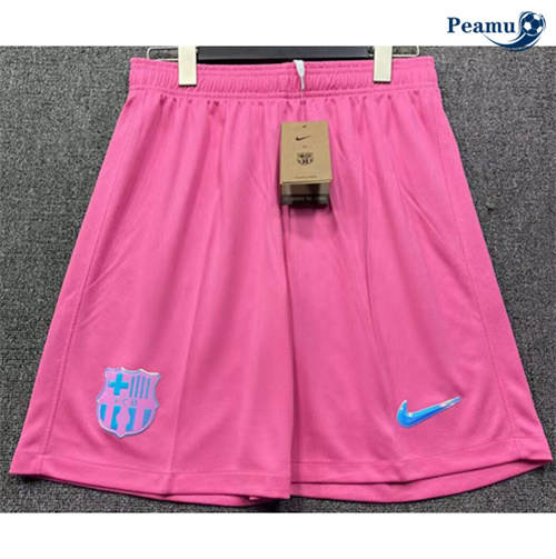Camisola Futebol Barcelona Calcoes Equipamento Rosa 2025-2026