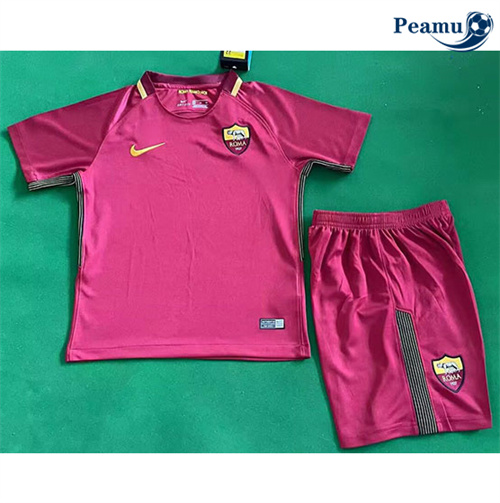 Camisola Retrô Futebol AS Roma Crianças Principal Equipamento 2017-18