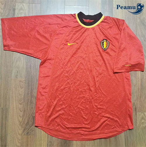 Camisola Retrô Futebol Bélgica Principal Equipamento 2000
