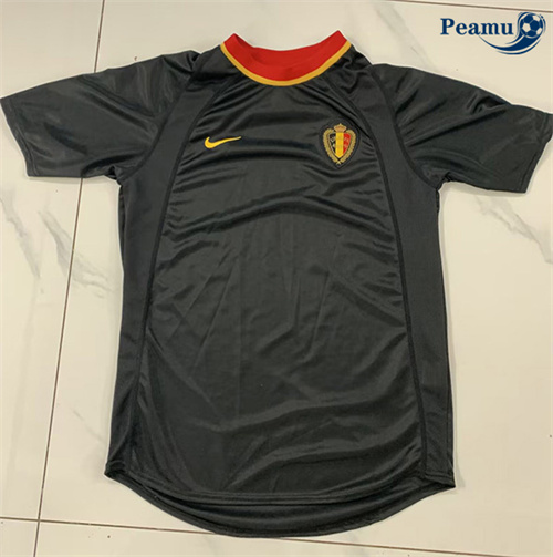 Camisola Retrô Futebol Bélgica Alternativa Equipamento 2000