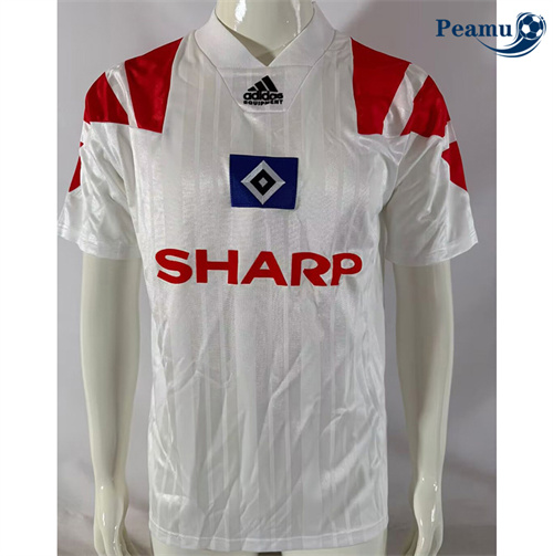 Camisola Retrô Futebol Hamburg Principal Equipamento 1992-93