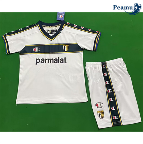 Camisola Retrô Futebol Parme Calcio Crianças Principal Equipamento 2002-03