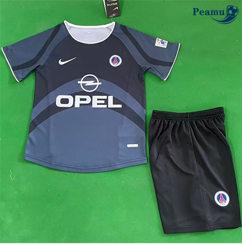 Camisola Retrô Futebol PSG Crianças Terceiro Equipamento 2001-02