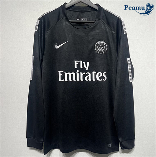 Camisola Retrô Futebol PSG Terceiro Equipamento Mangas compridas 2017-18