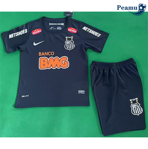 Camisola Retrô Futebol Santos Crianças Terceiro Equipamento 2011-12