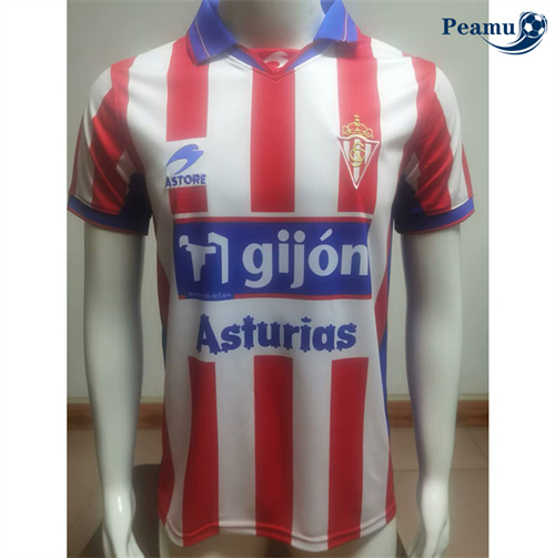 Camisola Retrô Futebol Sporting Gijon Principal Equipamento 2001-02