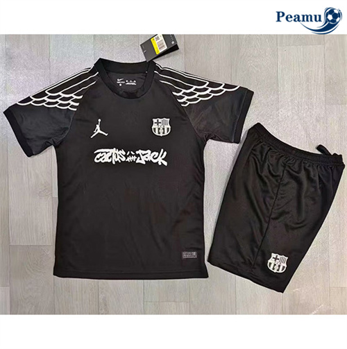 Camisola Futebol Barcelona Crianças Equipamento Especial Negro 2025-2026