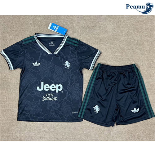 Camisola Futebol Juventus Crianças Terceiro Equipamento 2025-2026