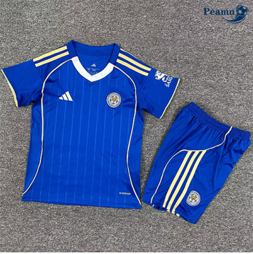 Camisola Futebol Leicester City Crianças Principal Equipamento 2025-2026