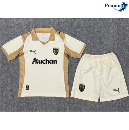 Camisola Futebol Lens Crianças Terceiro Equipamento 2025-2026