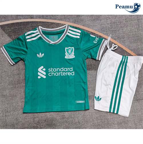 Camisola Futebol Liverpool Crianças Terceiro Equipamento 2025-2026