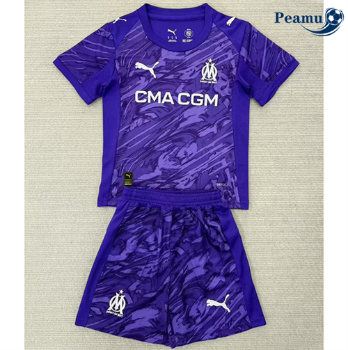 Camisola Futebol Marsella Equipamento Goleiro Violet 2025-2026