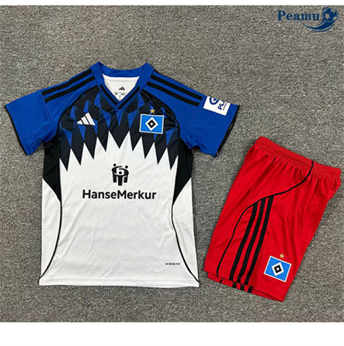 Camisola Futebol Hambourg SV Crianças Principal Equipamento 2025-2026