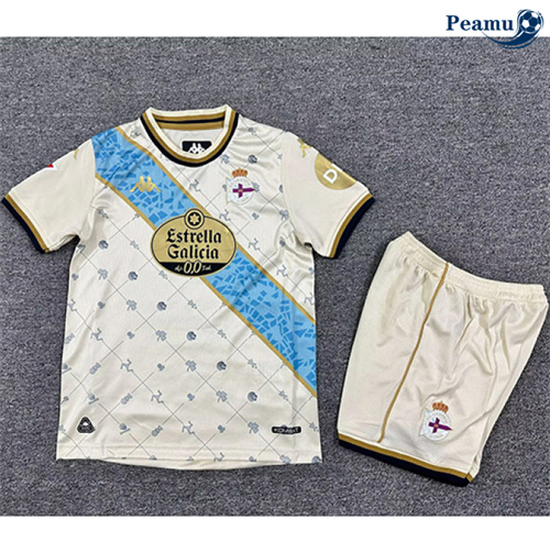 Camisola Futebol Deportivo La Coruna Crianças Terceiro Equipamento 2025-2026