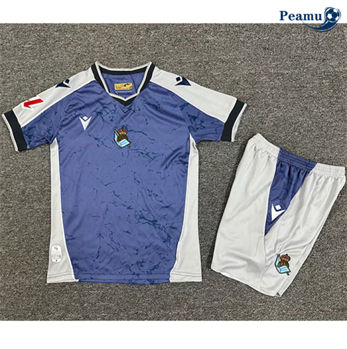 Camisola Futebol Real Sociedad Crianças Alternativa Equipamento 2025-2026